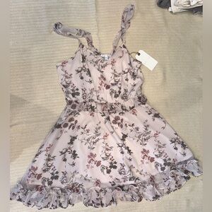 Leith Pink Floral Dress